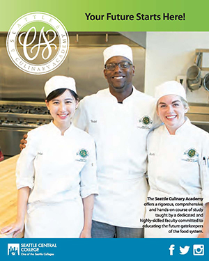 Seattle Culinary Academy at Seattle Central College brochure