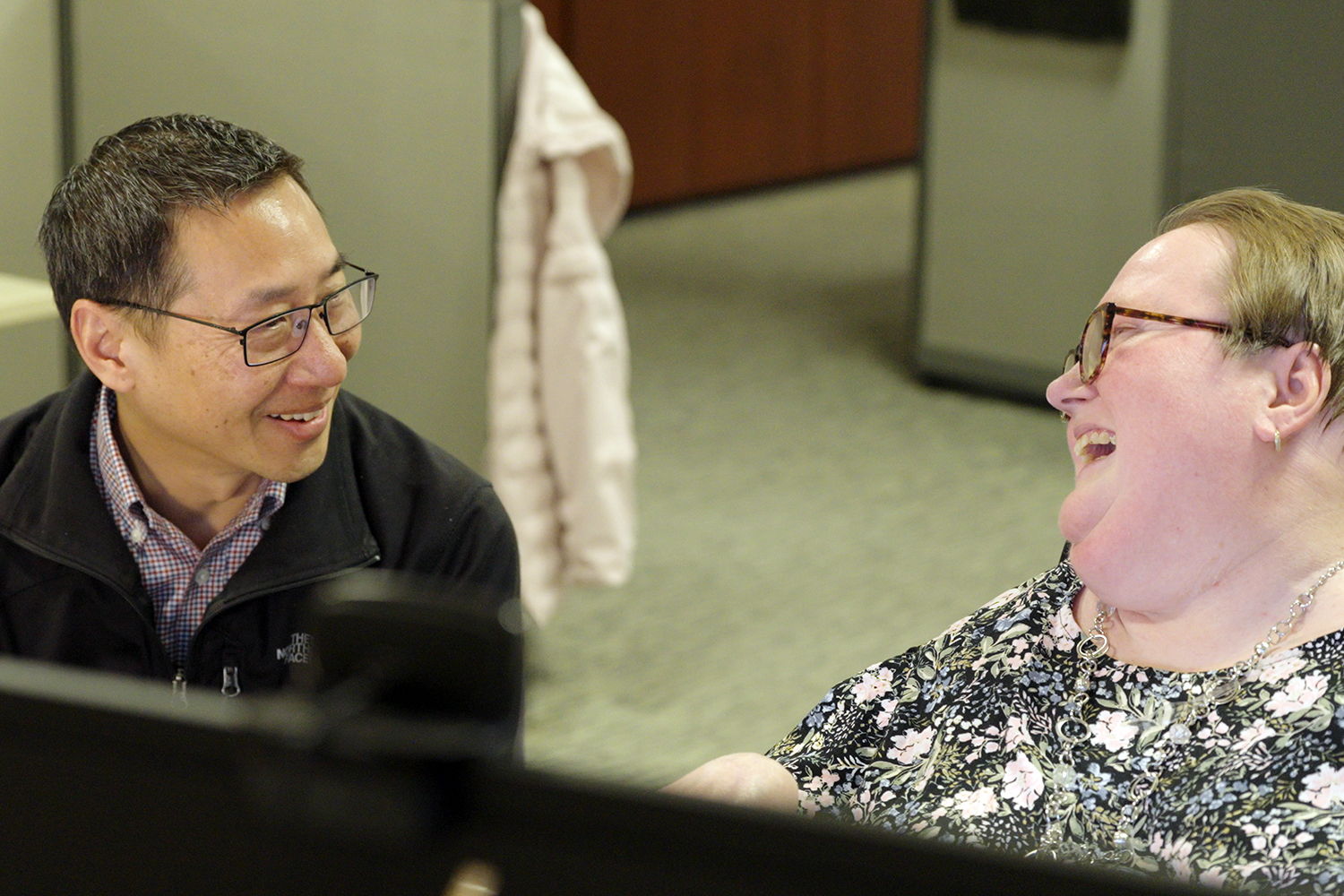  Mainstay client and an employer working together 