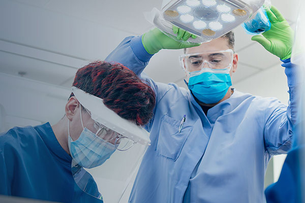 Dental students at Seattle Central College