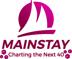 Mainstay's 40th Jubilee logo