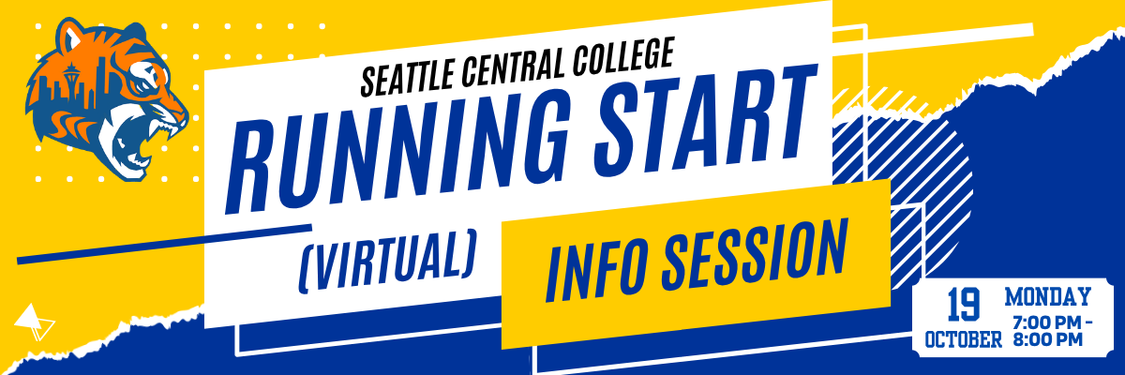 Running Start information Session banner