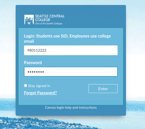 How Do I Log Into Canvas Seattle Central College