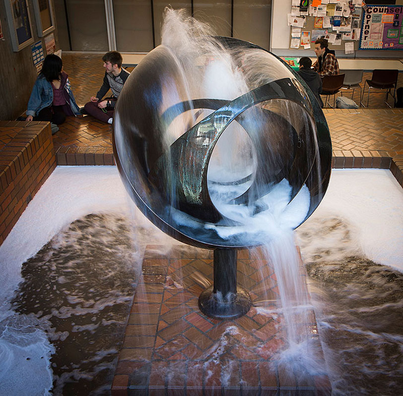 George Tsutakawa fountain at Seattle Central College Broadway campus